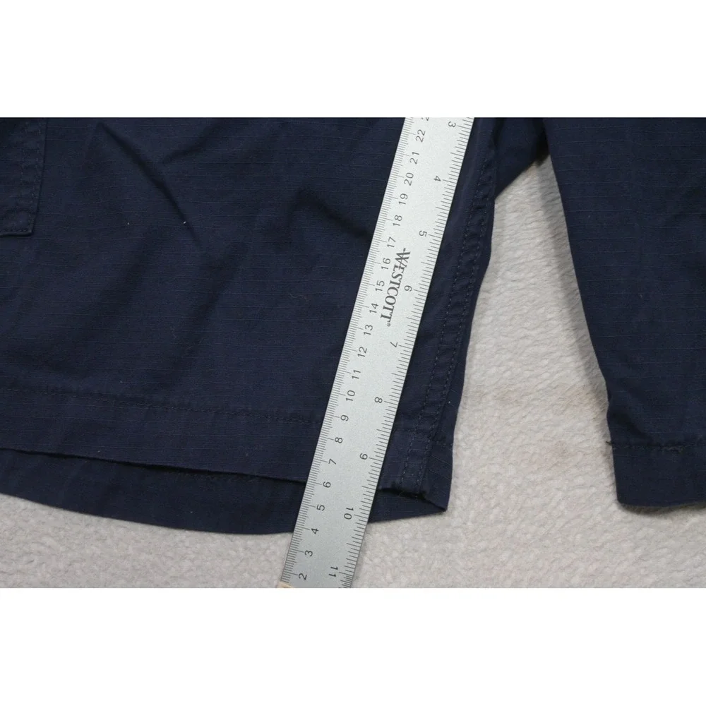 Levi Strauss & Co Cargo Shorts Mens 44 Navy Blue Ripstop Cotton Utility EUC